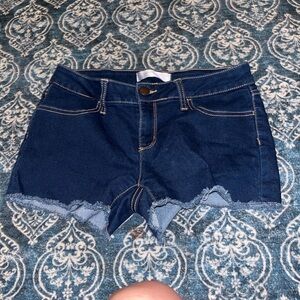 No Boundaries Dark Blue Jean Shorts